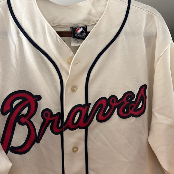 Authentic MLB Atlanta Braves Majestic Freddie Freeman Baseball Jersey Cr…​ - Picture 2 of 5